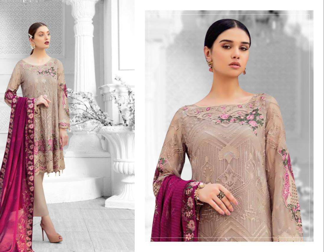 ROUCHE HIT DESIGNS BY ROUCHE BEAUTIFUL STYLISH PAKISATNI SUITS FANCY COLORFUL CASUAL WEAR & ETHNIC WEAR & READY TO WEAR FANCY DRESSES AT WHOLESALE PRICE