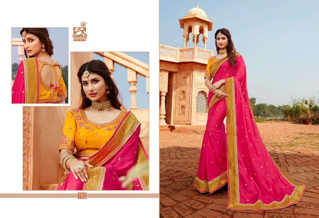GRANDIOSE VOL-3 BY VISHAL PRINTS 774 TO 785 SERIES INDIAN TRADITIONAL WEAR COLLECTION BEAUTIFUL STYLISH FANCY COLORFUL PARTY WEAR & OCCASIONAL WEAR FANCY SAREES AT WHOLESALE PRICE