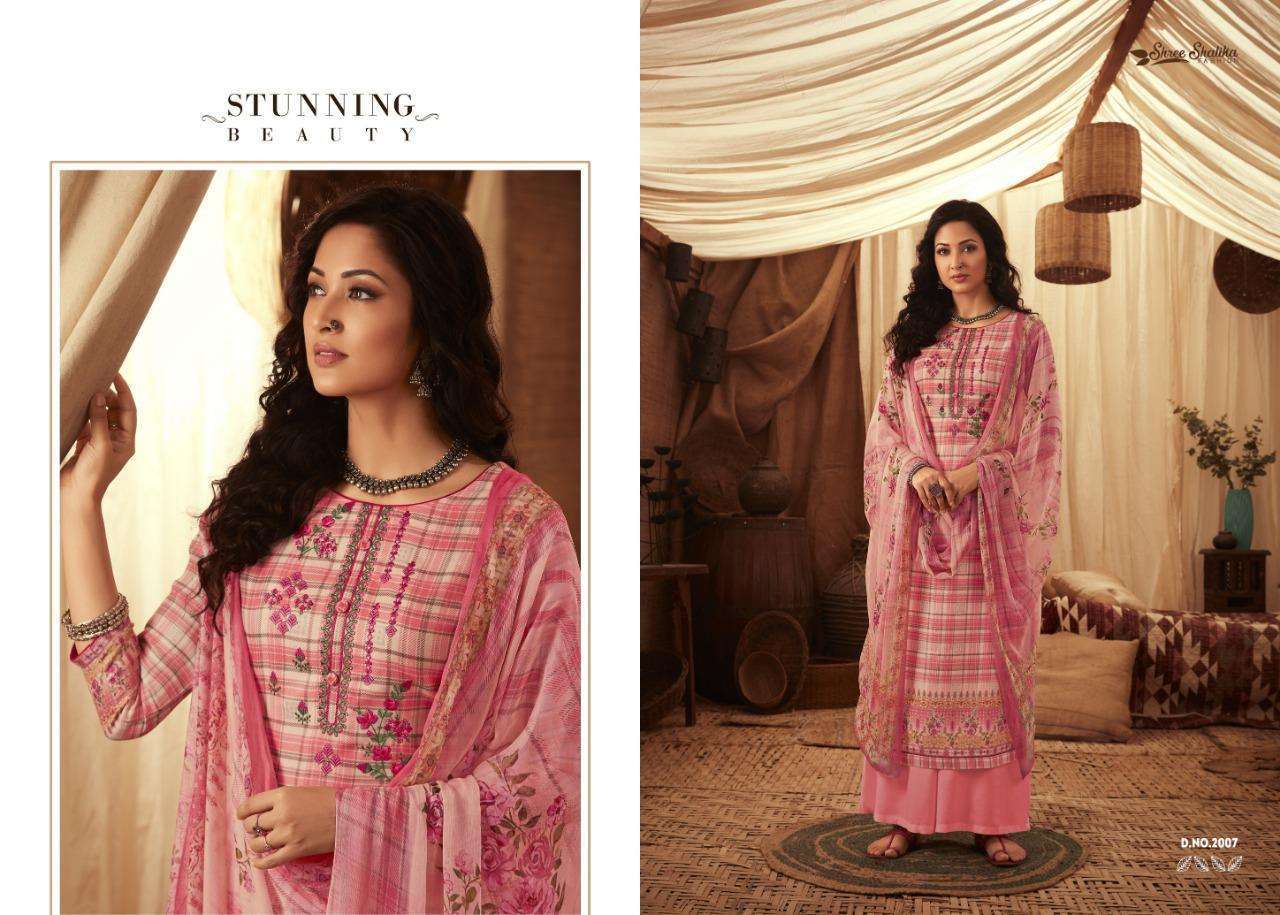 BARGITTA BY SHREE SHALIKA FASHION 2001 TO 2008 SERIES BEAUTIFUL SUITS STYLISH FANCY COLORFUL CASUAL WEAR & ETHNIC WEAR PASHMINA WITH EMBROIDERY DRESSES AT WHOLESALE PRICE