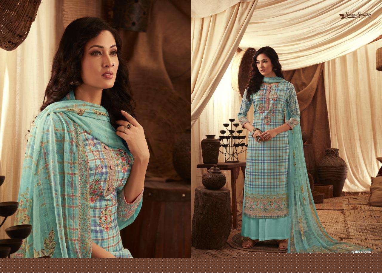 BARGITTA BY SHREE SHALIKA FASHION 2001 TO 2008 SERIES BEAUTIFUL SUITS STYLISH FANCY COLORFUL CASUAL WEAR & ETHNIC WEAR PASHMINA WITH EMBROIDERY DRESSES AT WHOLESALE PRICE