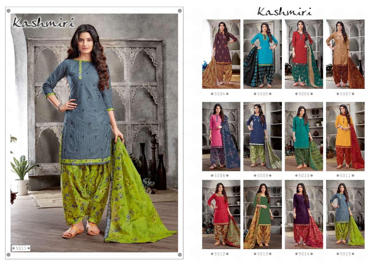 KASHMIRI VOL-5 BY GANESHA 5004 TO 54015 SERIES BEAUTIFUL COLORFUL STYLISH FANCY CASUAL WEAR & ETHNIC WEAR & READY TO WEAR FANCY PRINTED DRESSES AT WHOLESALE PRICE