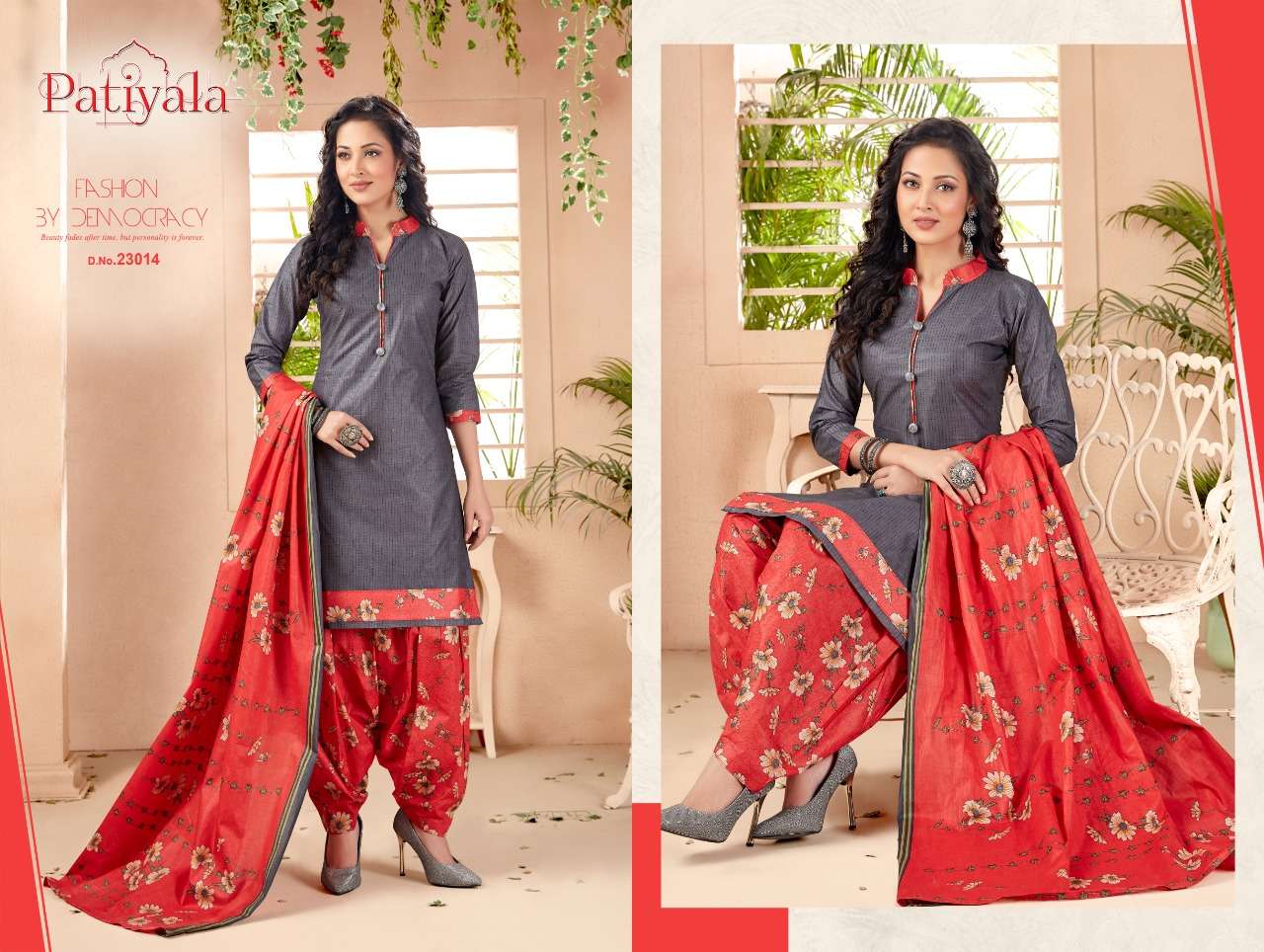 PATIALA VOL-23 BY GANESHA 23004 TO 23015 SERIES BEAUTIFUL COLORFUL STYLISH FANCY CASUAL WEAR & ETHNIC WEAR & READY TO WEAR FANCY PRINTED DRESSES AT WHOLESALE PRICE
