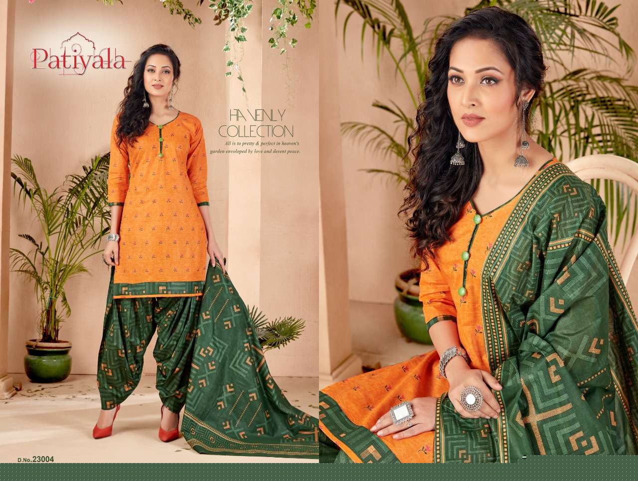 PATIALA VOL-23 BY GANESHA 23004 TO 23015 SERIES BEAUTIFUL COLORFUL STYLISH FANCY CASUAL WEAR & ETHNIC WEAR & READY TO WEAR FANCY PRINTED DRESSES AT WHOLESALE PRICE
