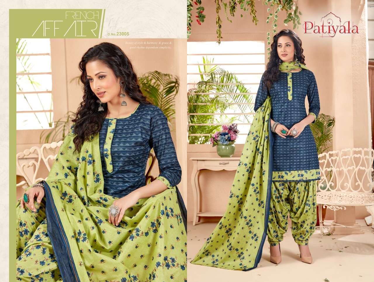 PATIALA VOL-23 BY GANESHA 23004 TO 23015 SERIES BEAUTIFUL COLORFUL STYLISH FANCY CASUAL WEAR & ETHNIC WEAR & READY TO WEAR FANCY PRINTED DRESSES AT WHOLESALE PRICE