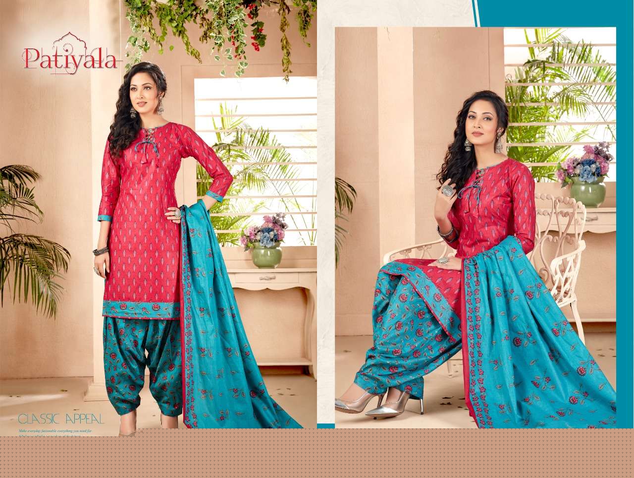 PATIALA VOL-23 BY GANESHA 23004 TO 23015 SERIES BEAUTIFUL COLORFUL STYLISH FANCY CASUAL WEAR & ETHNIC WEAR & READY TO WEAR FANCY PRINTED DRESSES AT WHOLESALE PRICE