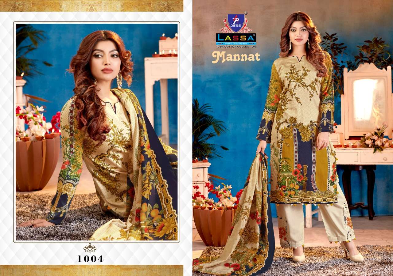 MANNAT BY LASSA 1001 TO 1008 SERIES BEAUTIFUL COLORFUL STYLISH FANCY CASUAL WEAR & ETHNIC WEAR & READY TO WEAR FANCY DRESSES AT WHOLESALE PRICE
