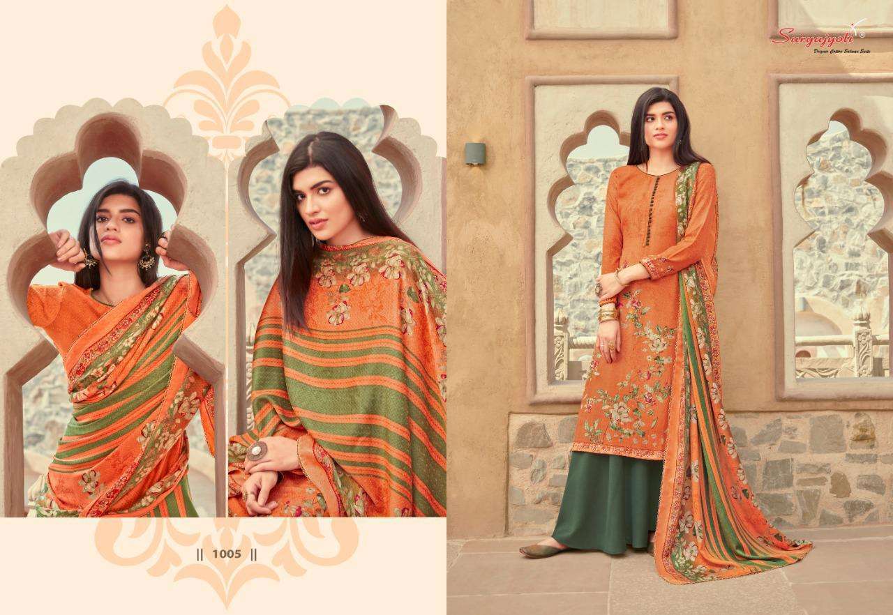 NAZIA BY SURYAJYOTI 1001 TO 1010 SERIES BEAUTIFUL STYLISH FANCY COLORFUL CASUAL WEAR & ETHNIC WEAR PASHMINA DOBBY DRESSES AT WHOLESALE PRICE
