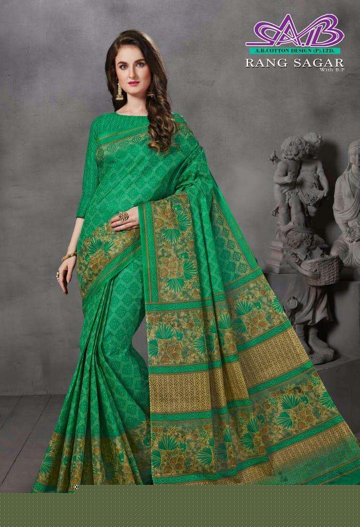 RANG SAGAR BY A B FASHION 901 TO 912 SERIES INDIAN TRADITIONAL WEAR COLLECTION BEAUTIFUL STYLISH FANCY COLORFUL PARTY WEAR & OCCASIONAL WEAR PURE MAL MAL COTTON SAREES AT WHOLESALE PRICE