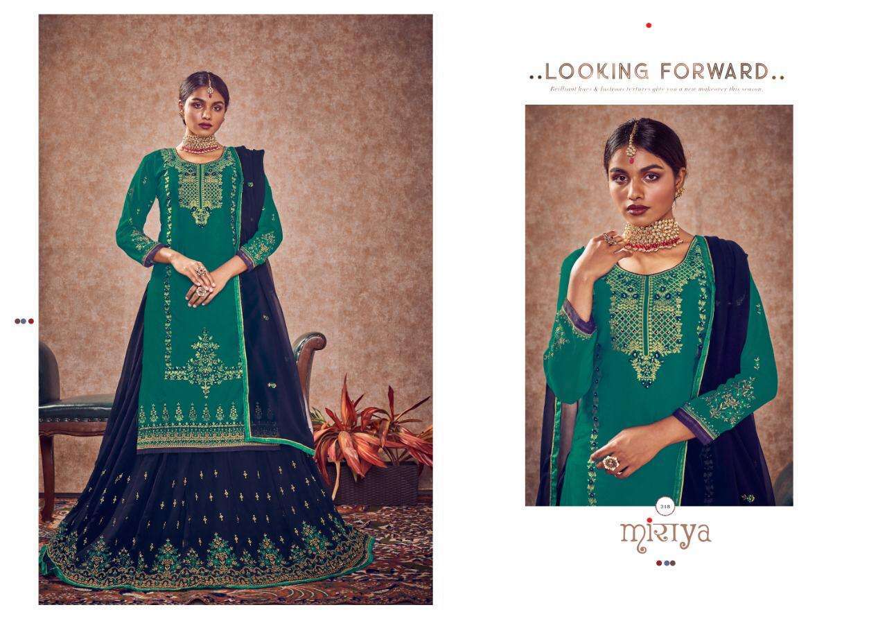 MIRAYA VOL-17 BY AARAV TRENDZ 318 TO 322 SERIES BEAUTIFUL SUITS STYLISH FANCY COLORFUL PARTY WEAR & OCCASIONAL WEAR MEENAKARI JACQUARD DRESSES AT WHOLESALE PRICE