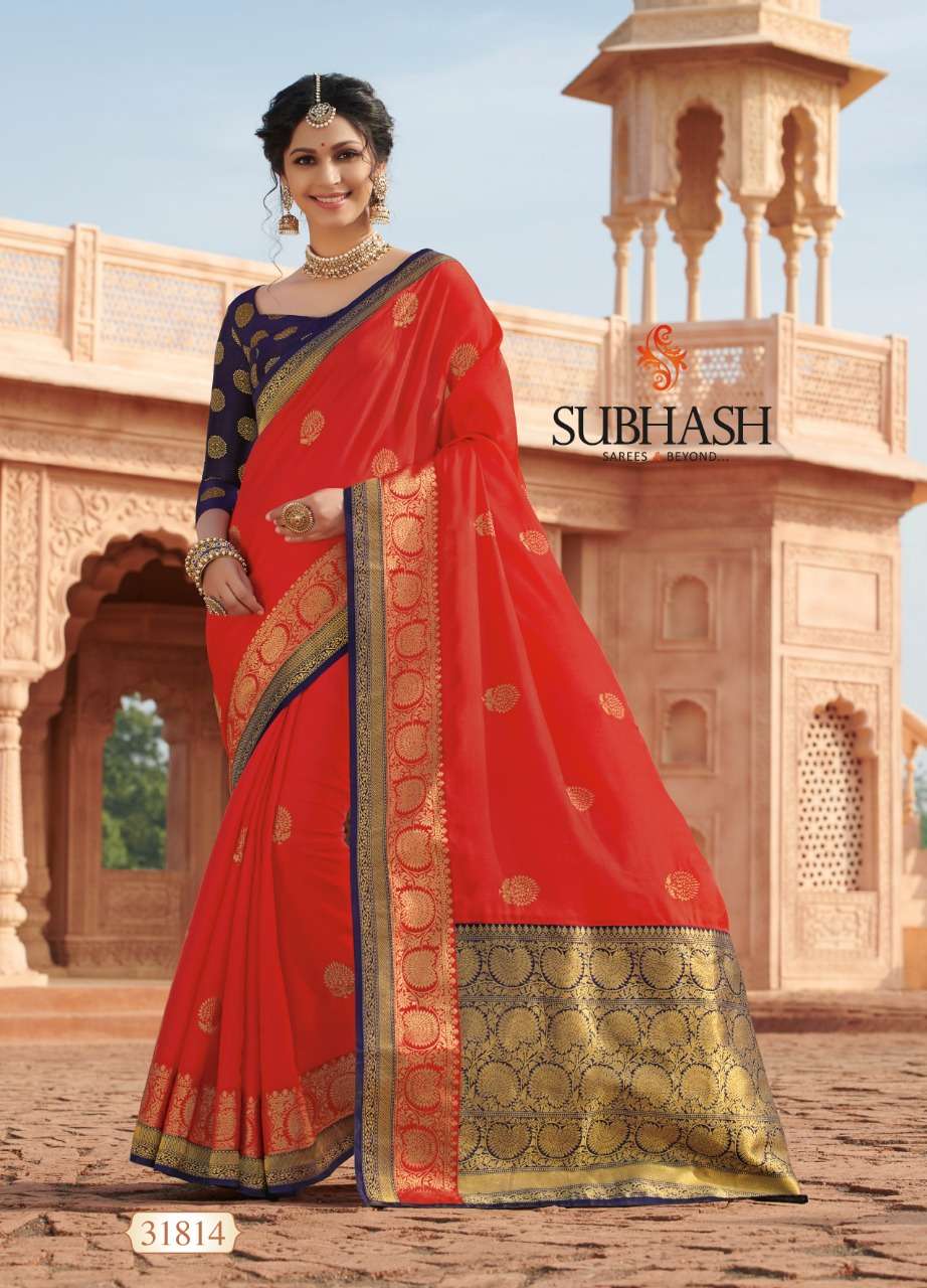 KANGAN VOL-3 BY SUBHASH SAREES 31801 TO 31815 SERIES INDIAN TRADITIONAL WEAR COLLECTION BEAUTIFUL STYLISH FANCY COLORFUL PARTY WEAR & OCCASIONAL WEAR TUSSAR SILK SAREES AT WHOLESALE PRICE