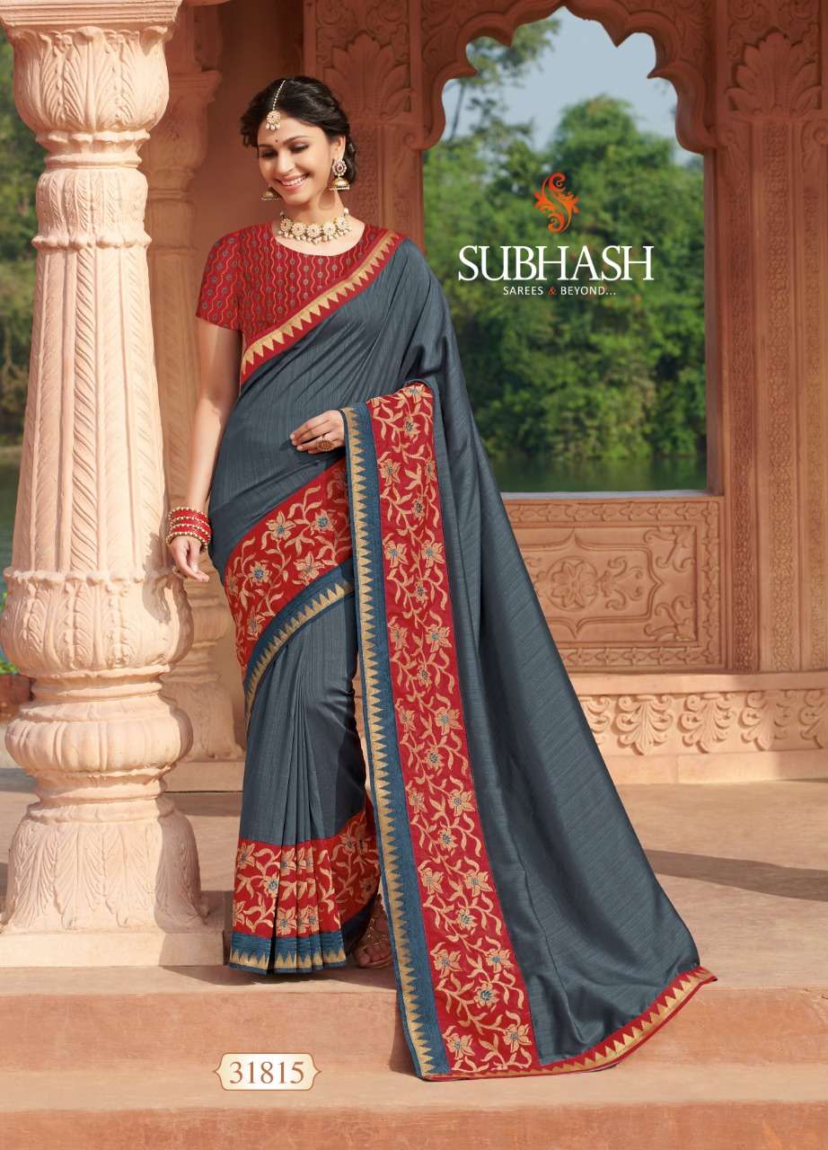 KANGAN VOL-3 BY SUBHASH SAREES 31801 TO 31815 SERIES INDIAN TRADITIONAL WEAR COLLECTION BEAUTIFUL STYLISH FANCY COLORFUL PARTY WEAR & OCCASIONAL WEAR TUSSAR SILK SAREES AT WHOLESALE PRICE