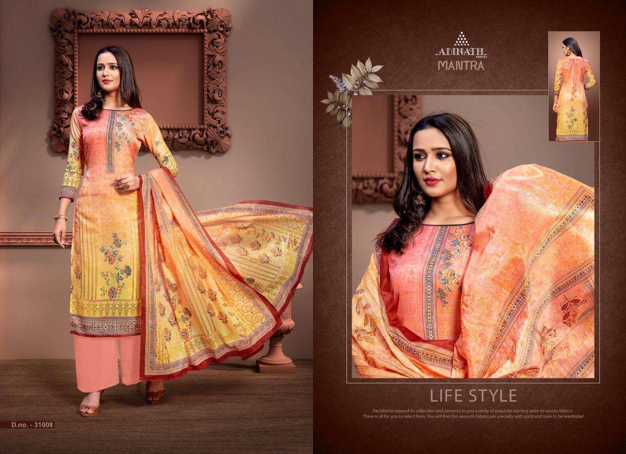MANTRA BY ADINATH PRINTS 1001 TO 1008 SERIES BEAUTIFUL SUITS STYLISH FANCY COLORFUL PARTY WEAR & OCCASIONAL WEAR MODAL SATIN DIGITAL PRINTED DRESSES AT WHOLESALE PRICE