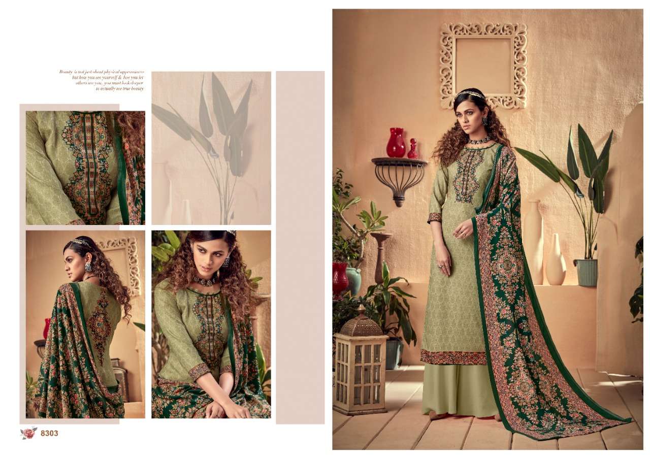 ESMA BY KESAR 8301 TO 8306 SERIES BEAUTIFUL SUITS STYLISH FANCY COLORFUL PARTY WEAR & OCCASIONAL WEAR PASHMINA DIGITAL PRINTED DRESSES AT WHOLESALE PRICE