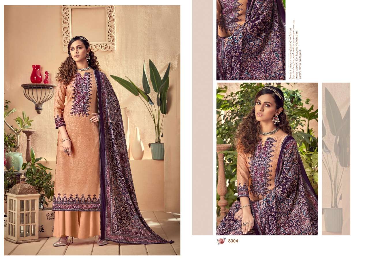 ESMA BY KESAR 8301 TO 8306 SERIES BEAUTIFUL SUITS STYLISH FANCY COLORFUL PARTY WEAR & OCCASIONAL WEAR PASHMINA DIGITAL PRINTED DRESSES AT WHOLESALE PRICE