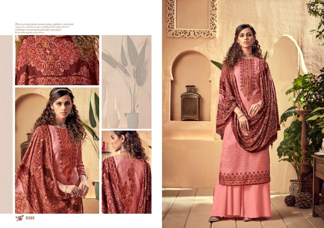 ESMA BY KESAR 8301 TO 8306 SERIES BEAUTIFUL SUITS STYLISH FANCY COLORFUL PARTY WEAR & OCCASIONAL WEAR PASHMINA DIGITAL PRINTED DRESSES AT WHOLESALE PRICE