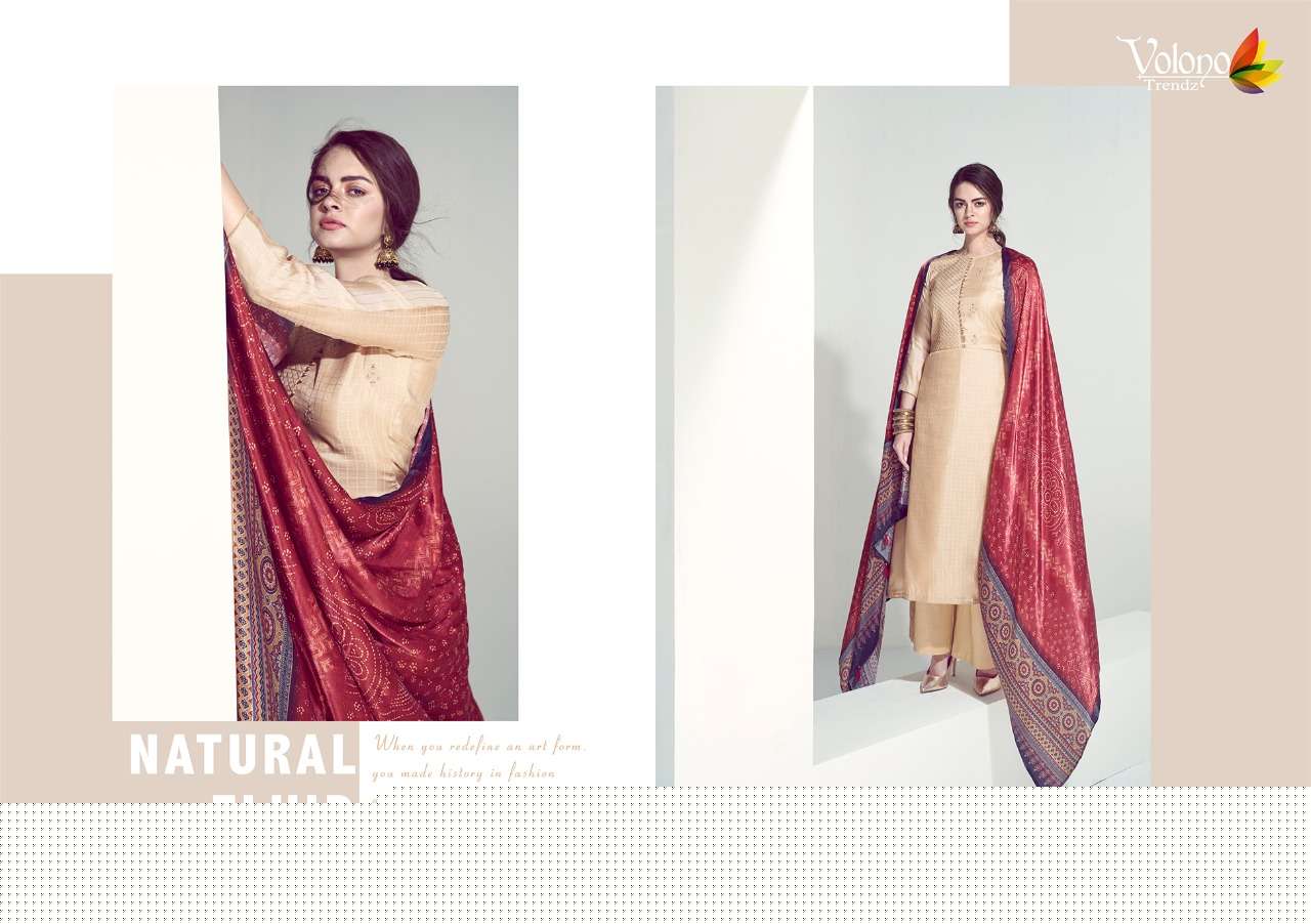 ELAN VOL-2 BY VOLONO TRENDZ 2001 TO 2007 SERIES BEAUTIFUL SUITS STYLISH FANCY COLORFUL PARTY WEAR & OCCASIONAL WEAR PURE PAHSMINA DRESSES AT WHOLESALE PRICE