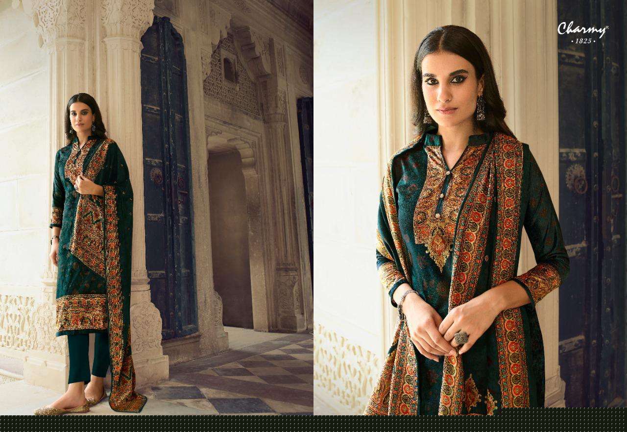 VELVET VOL-2 BY MEERA TRENDZ 1821 TO 1828 SERIES BEAUTIFUL SUITS STYLISH FANCY COLORFUL PARTY WEAR & OCCASIONAL WEAR VELVET DIGITAL PRINTED DRESSES AT WHOLESALE PRICE
