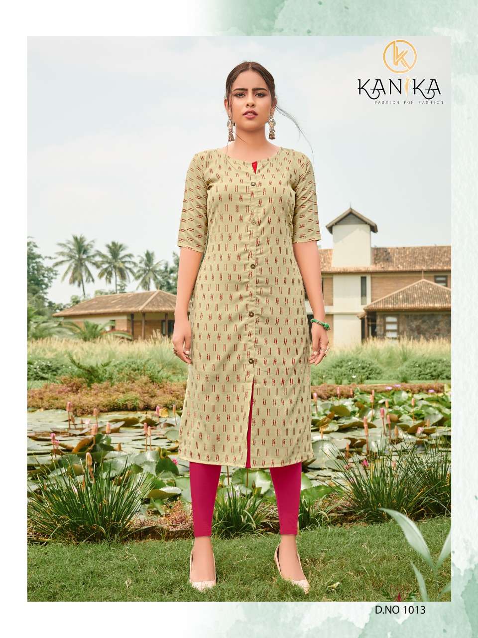 SLUB IKKAT VOL-2 BY KANIKA 1008 TO 1014 SERIES BEAUTIFUL STYLISH FANCY COLORFUL CASUAL WEAR & ETHNIC WEAR RAYON SLUB IKKAT PRINTED KURTIS AT WHOLESALE PRICE