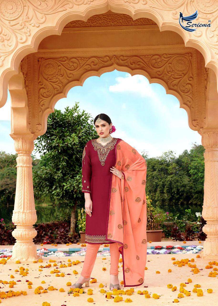 SHAHNAZ BY SPARROW 1008 TO 1011 SERIES BEAUTIFUL SUITS COLORFUL STYLISH FANCY CASUAL WEAR & ETHNIC WEAR SATIN GEORGETTE WITH EMBROIDERY DRESSES AT WHOLESALE PRICE