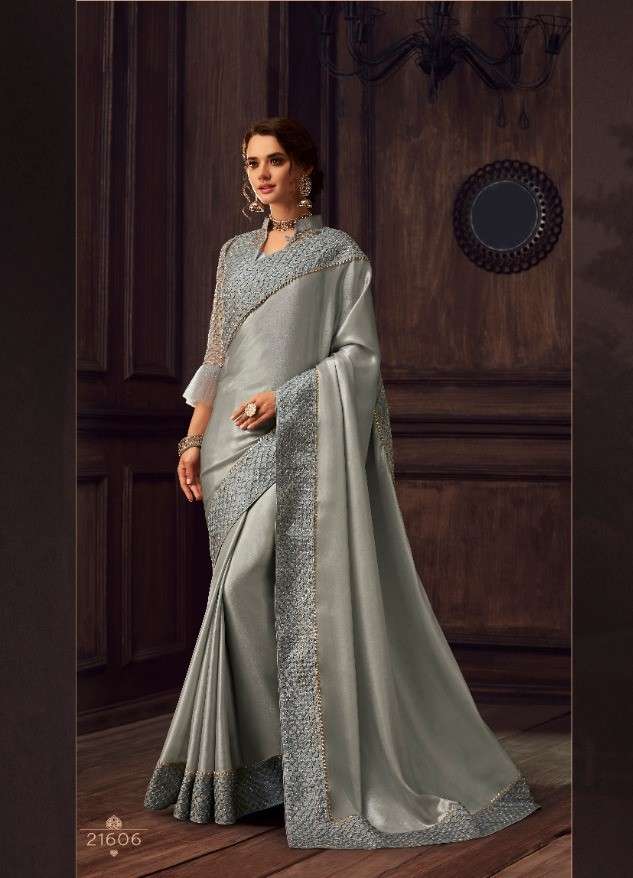 RAASLEELA VOL-22 BY INDIAN WOMEN INDIAN TRADITIONAL WEAR COLLECTION BEAUTIFUL STYLISH FANCY COLORFUL PARTY WEAR & OCCASIONAL WEAR SILK SAREES AT WHOLESALE PRICE