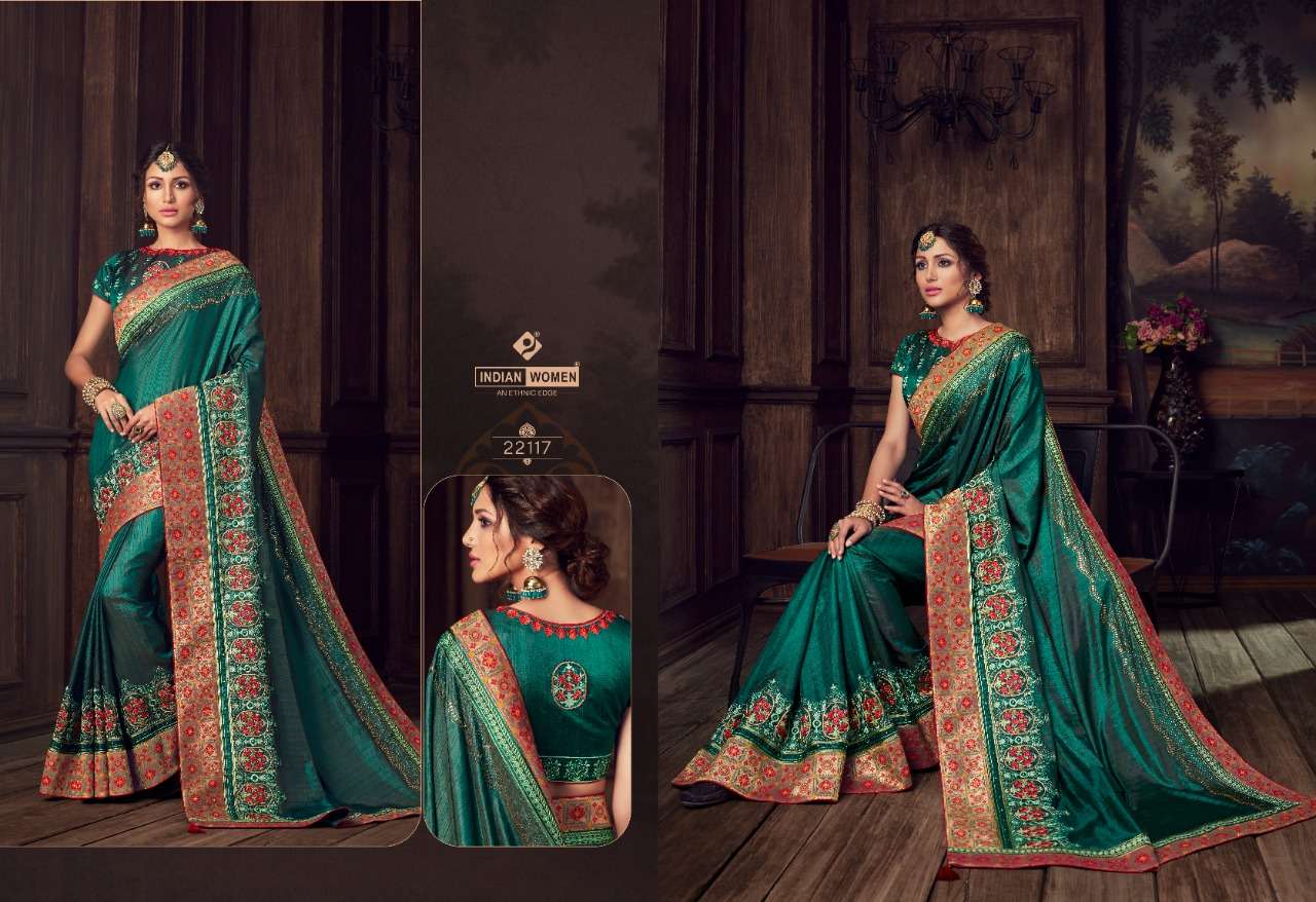 RAASLEELA VOL-22 BY INDIAN WOMEN INDIAN TRADITIONAL WEAR COLLECTION BEAUTIFUL STYLISH FANCY COLORFUL PARTY WEAR & OCCASIONAL WEAR SILK SAREES AT WHOLESALE PRICE