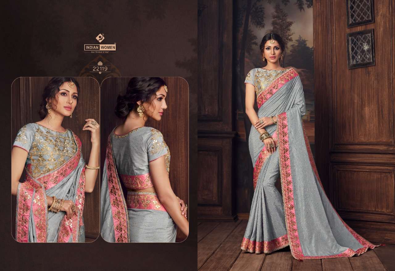 RAASLEELA VOL-22 BY INDIAN WOMEN INDIAN TRADITIONAL WEAR COLLECTION BEAUTIFUL STYLISH FANCY COLORFUL PARTY WEAR & OCCASIONAL WEAR SILK SAREES AT WHOLESALE PRICE