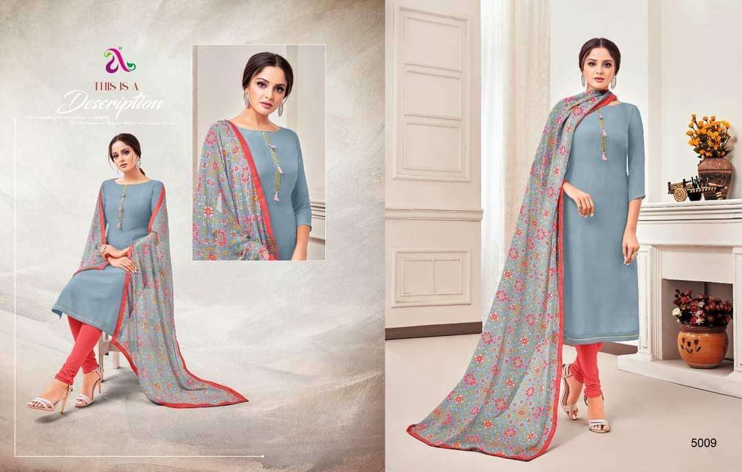 ANGROOP SALE COLLECTION BY ANGROOP PLUS BEAUTIFUL SUITS STYLISH FANCY COLORFUL CASUAL WEAR & ETHNIC WEAR CHANDERI WITH EMBROIDERY DRESSES AT WHOLESALE PRICE