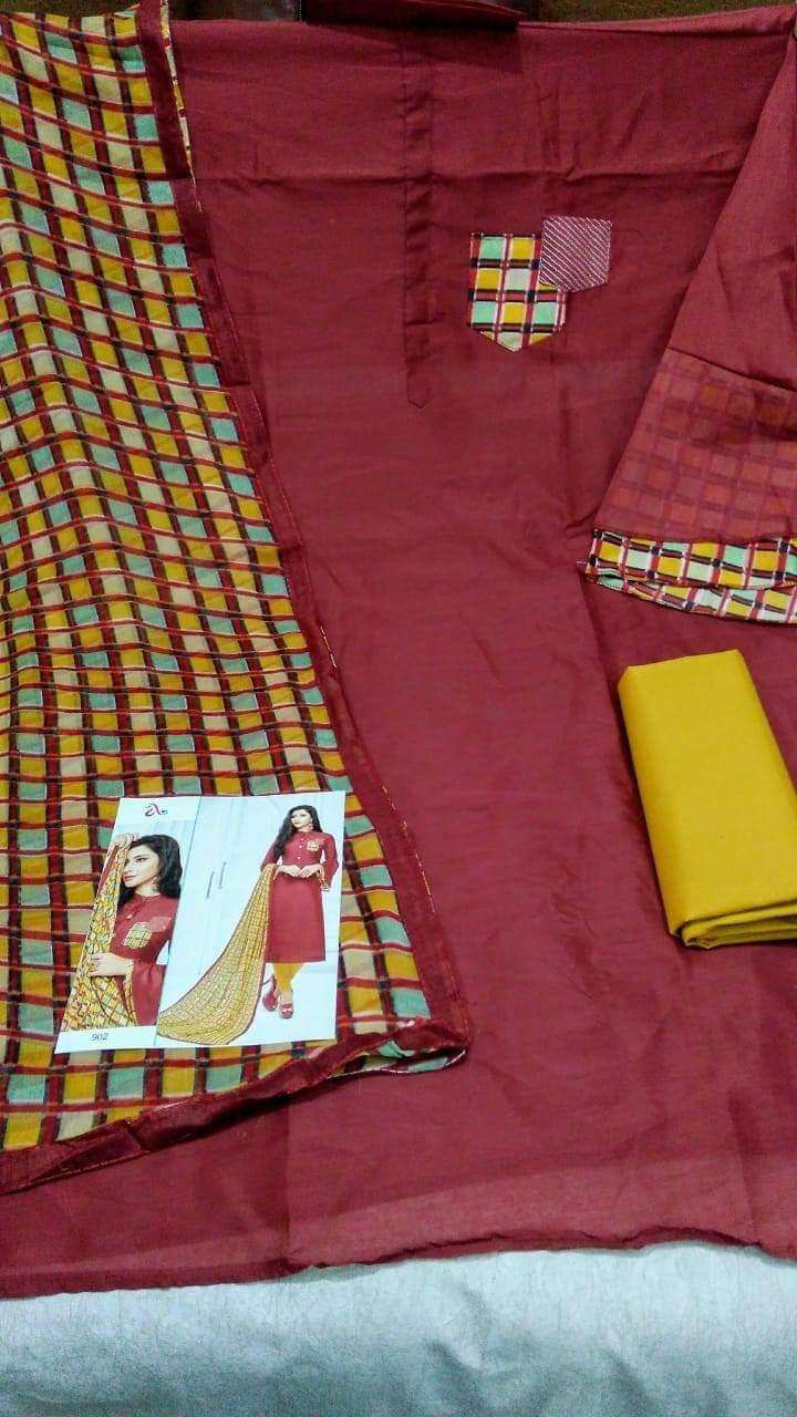 ANGROOP SALE COLLECTION BY ANGROOP PLUS BEAUTIFUL SUITS STYLISH FANCY COLORFUL CASUAL WEAR & ETHNIC WEAR CHANDERI WITH EMBROIDERY DRESSES AT WHOLESALE PRICE