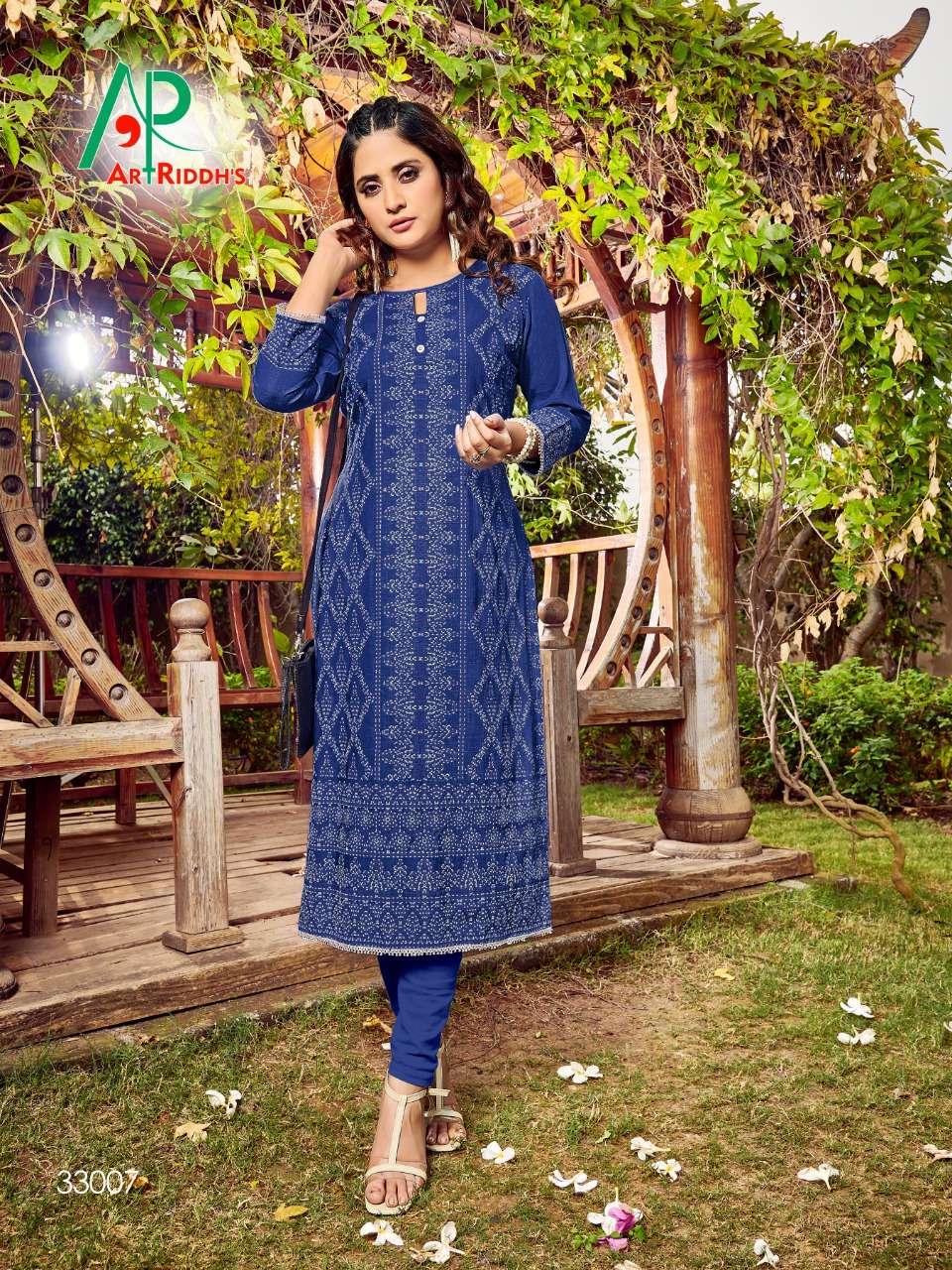 MALL CULTURE SEASON NEXT BY ART RIDDHS 33007 TO 33012 SERIES STYLISH FANCY BEAUTIFUL COLORFUL CASUAL WEAR & ETHNIC WEAR RAYON SLUB PRINTED KURTIS AT WHOLESALE PRICE