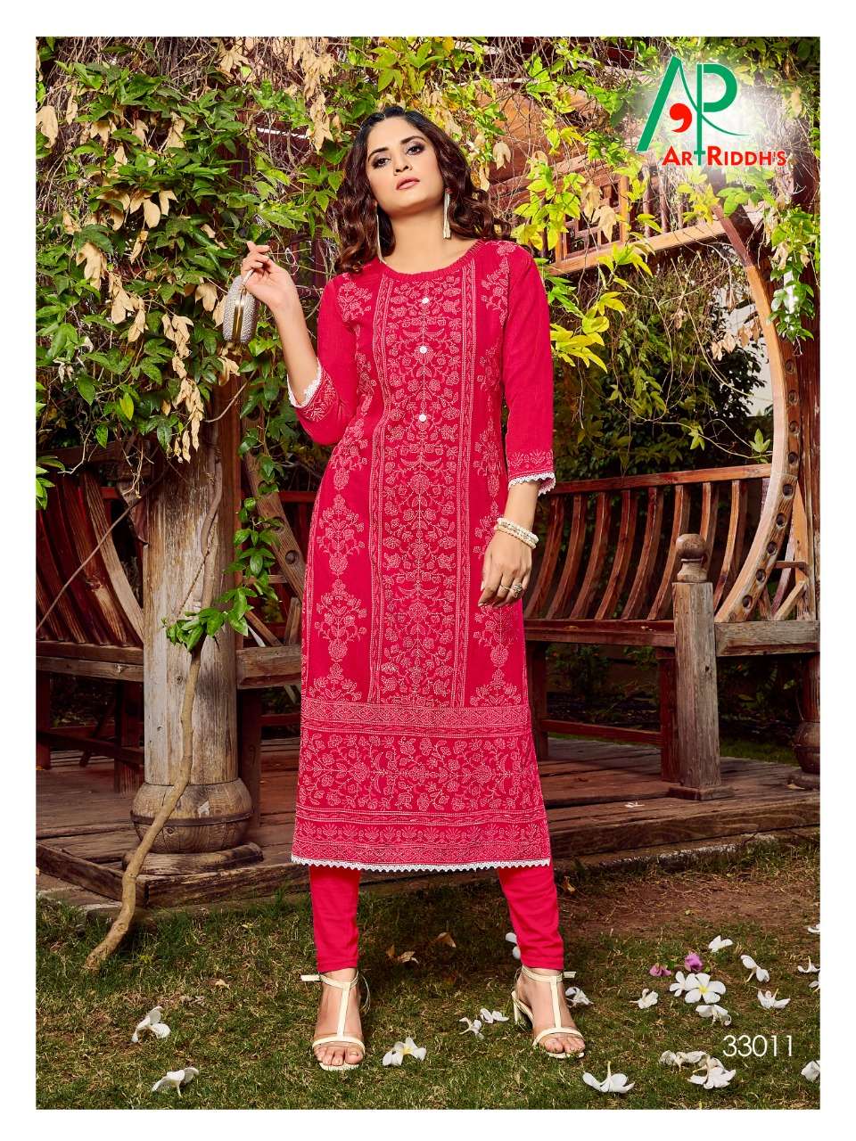 MALL CULTURE SEASON NEXT BY ART RIDDHS 33007 TO 33012 SERIES STYLISH FANCY BEAUTIFUL COLORFUL CASUAL WEAR & ETHNIC WEAR RAYON SLUB PRINTED KURTIS AT WHOLESALE PRICE