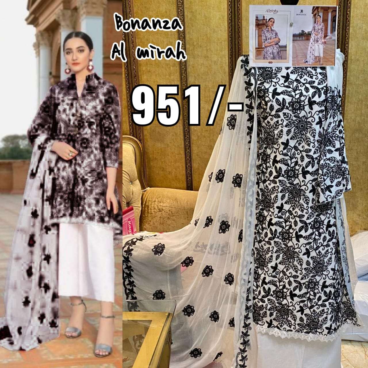 BONANZA HIT COLLECTION BY BONANZA BEAUTIFUL PAKISTANI SUITS COLORFUL STYLISH FANCY CASUAL WEAR & ETHNIC WEAR FANCY DRESSES AT WHOLESALE PRICE