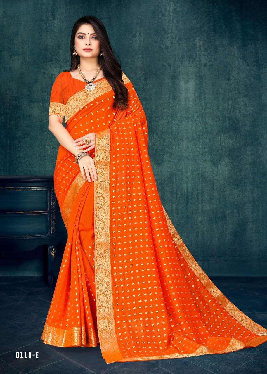RABDI JALEBI BY INDIAN WOMEN 0118-A TO 0118-H SERIES INDIAN TRADITIONAL WEAR COLLECTION BEAUTIFUL STYLISH FANCY COLORFUL PARTY WEAR & OCCASIONAL WEAR DYED SILK SAREES AT WHOLESALE PRICE