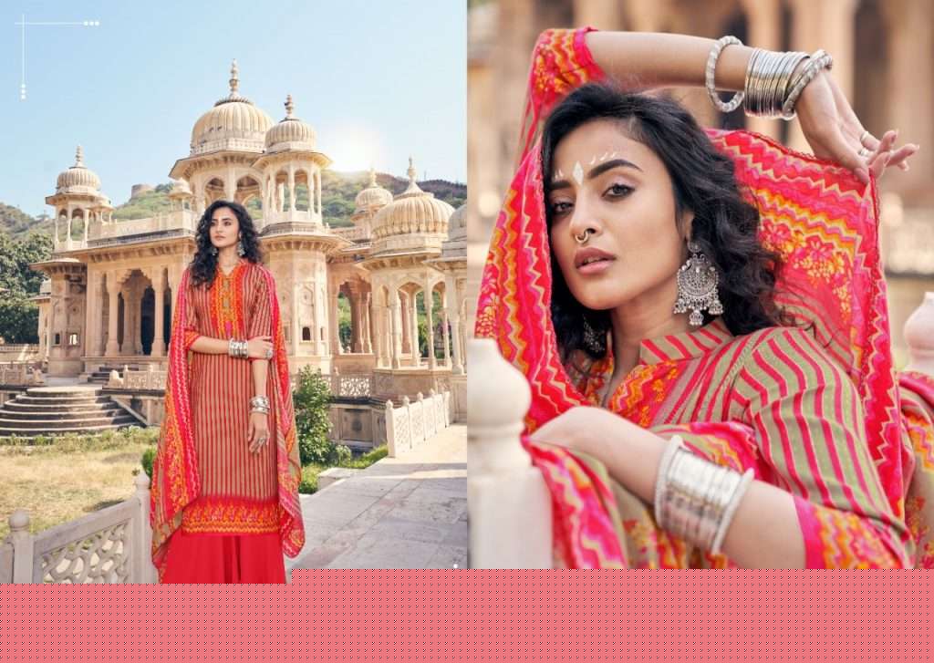 TAJ BY SUMYRA 1001 TO 1010 SERIES BEAUTIFUL STYLISH SHARARA SUITS FANCY COLORFUL CASUAL WEAR & ETHNIC WEAR & READY TO WEAR PASHMINA PRINTED DRESSES AT WHOLESALE PRICE