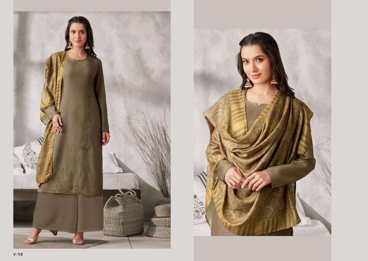 EIRA BY VARINA 31 TO 38 SERIES BEAUTIFUL STYLISH SHARARA SUITS FANCY COLORFUL CASUAL WEAR & ETHNIC WEAR & READY TO WEAR PASHMINA PRINTED DRESSES AT WHOLESALE PRICE