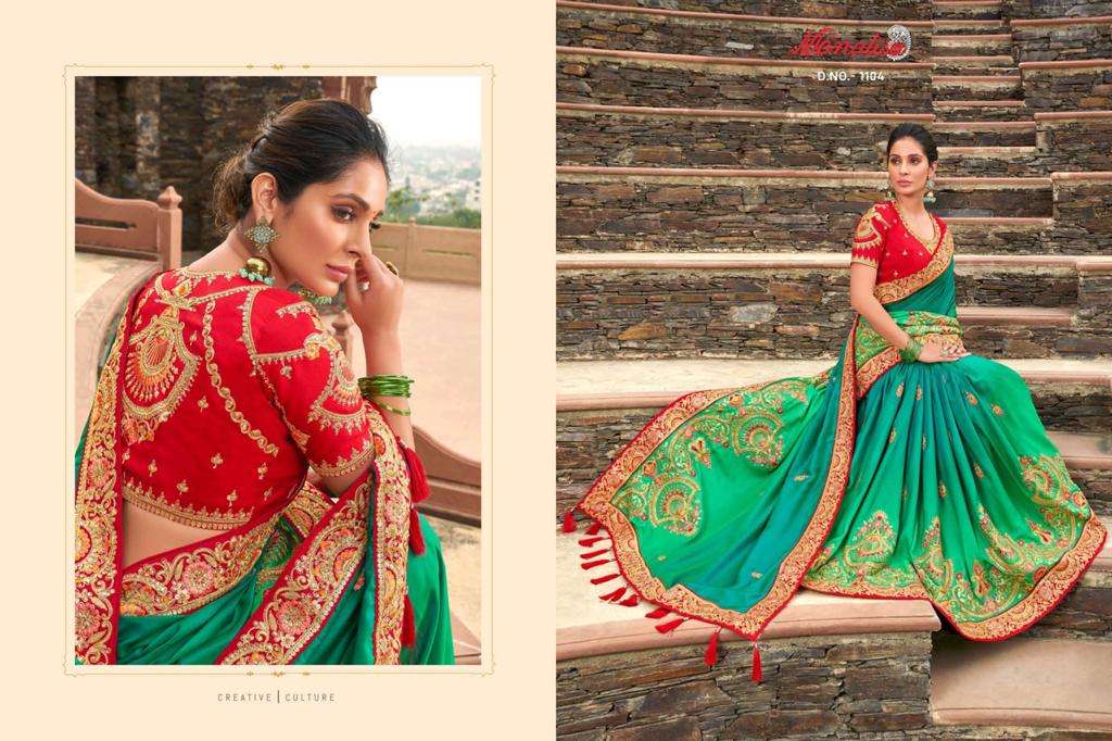MONALISA 1100 SERIES BY MONALISA 1101 TO 1114 SERIES INDIAN TRADITIONAL WEAR COLLECTION BEAUTIFUL STYLISH FANCY COLORFUL PARTY WEAR & OCCASIONAL WEAR SATIN GEORGETTE SAREES AT WHOLESALE PRICE