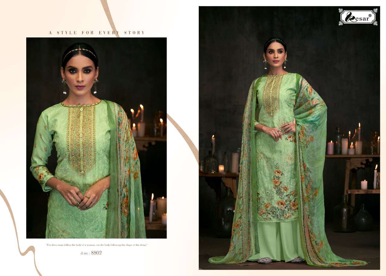 IRINA BY KESAR 8801 TO 8806 SERIES PAKISTANI SUITS BEAUTIFUL FANCY COLORFUL STYLISH PARTY WEAR & OCCASIONAL WEAR PASHMINA DIGITAL PRINTED WITH AARI WORK DRESSES AT WHOLESALE PRICE
