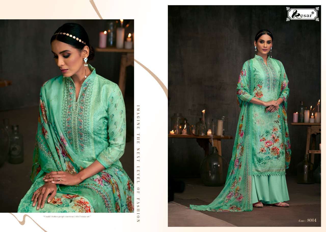 IRINA BY KESAR 8801 TO 8806 SERIES PAKISTANI SUITS BEAUTIFUL FANCY COLORFUL STYLISH PARTY WEAR & OCCASIONAL WEAR PASHMINA DIGITAL PRINTED WITH AARI WORK DRESSES AT WHOLESALE PRICE