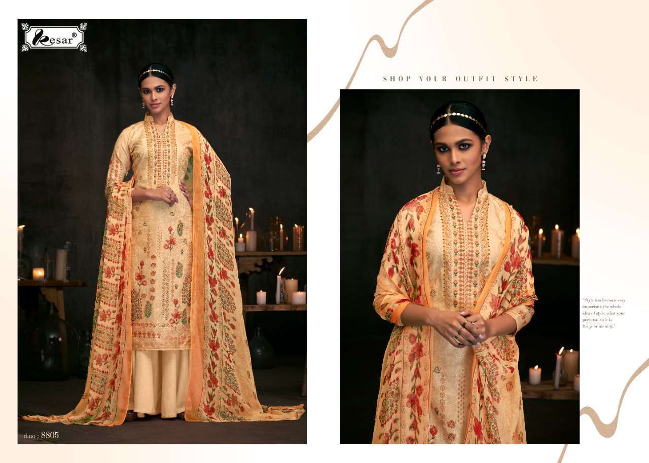 IRINA BY KESAR 8801 TO 8806 SERIES PAKISTANI SUITS BEAUTIFUL FANCY COLORFUL STYLISH PARTY WEAR & OCCASIONAL WEAR PASHMINA DIGITAL PRINTED WITH AARI WORK DRESSES AT WHOLESALE PRICE
