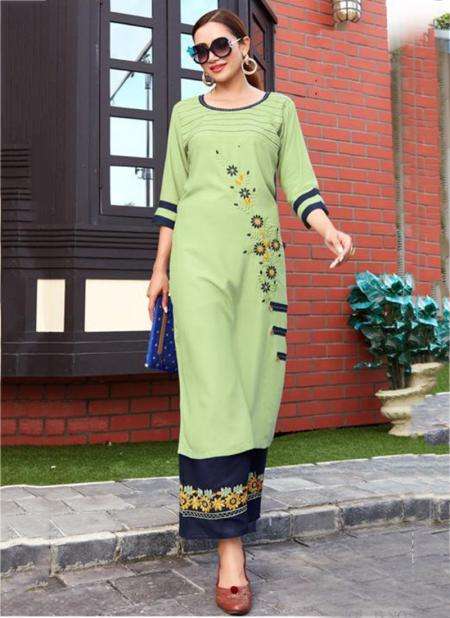JALWA BY FVD 101 TO 108 SERIES BEAUTIFUL STYLISH FANCY COLORFUL CASUAL WEAR & ETHNIC WEAR RAYON WITH EMBROIDERED KURTIS WITH BOTTOM AT WHOLESALE PRICE