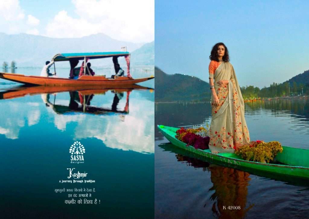 PALKHI VOL-6 BY SASYA DESIGNER 42001 TO 42010 SERIES INDIAN TRADITIONAL WEAR COLLECTION BEAUTIFUL STYLISH FANCY COLORFUL PARTY WEAR & OCCASIONAL WEAR PURE LINEN SAREES AT WHOLESALE PRICE