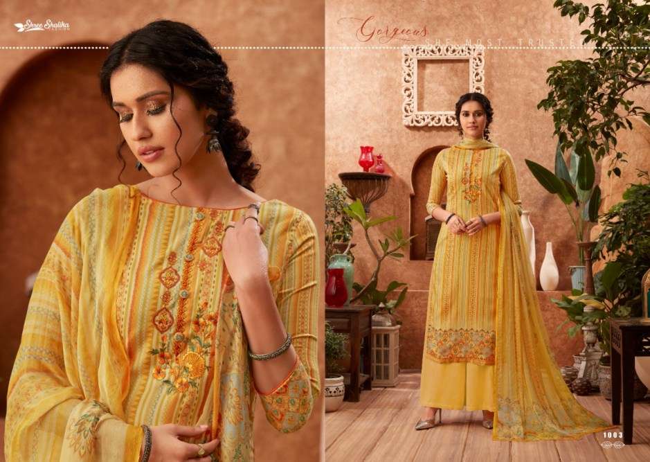 KHWAB BY SHALIKA FASHION 1001 TO 1008 SERIES BEAUTIFUL PAKISTANI SUITS COLORFUL STYLISH FANCY CASUAL WEAR & ETHNIC WEAR PURE JAM SATIN WITH EMBROIDERY DRESSES AT WHOLESALE PRICE