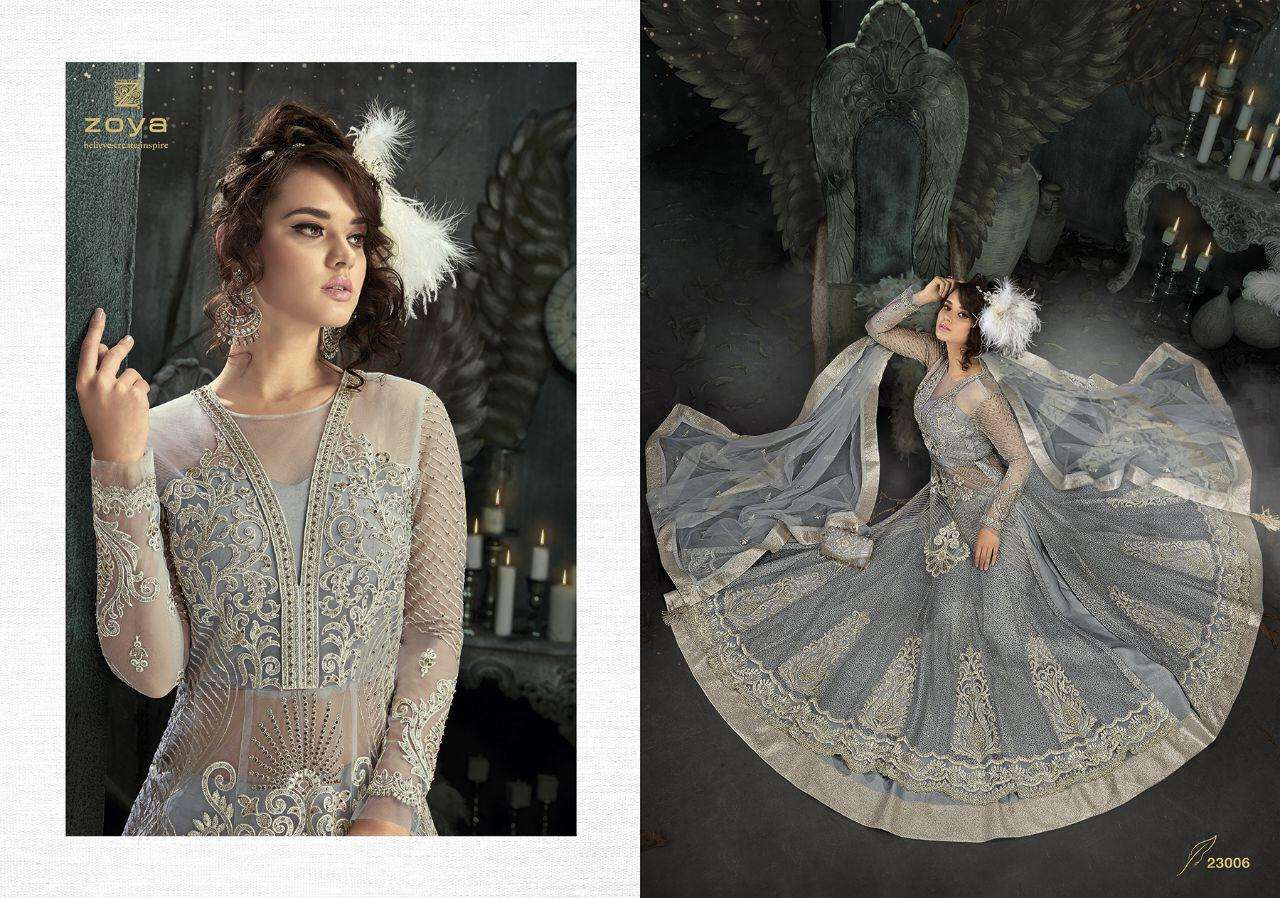 ZOYA HIT COLLECTION BY ZOYA BEAUTIFUL STYLISH ANARKALI SUITS FANCY COLORFUL CASUAL WEAR & ETHNIC WEAR & READY TO WEAR FANCY DRESSES AT WHOLESALE PRICE