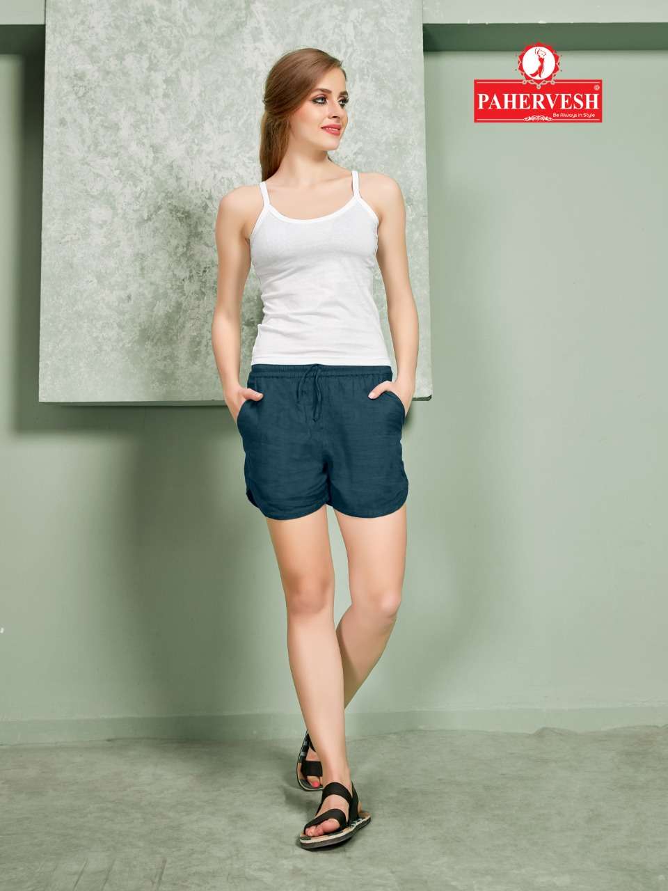 LUCKY BY PAHERVESH 01 TO 07 SERIES BEAUTIFUL STYLISH FANCY COLORFUL PARTY WEAR & ETHNIC WEAR RAYON FLEX SHORT PANTS AT WHOLESALE PRICE