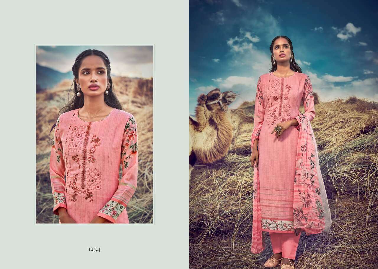 REEL BY LAXMIMAYA SILK MILLS 1246 TO 1255 SERIES BEAUTIFUL COLORFUL STYLISH FANCY CASUAL WEAR & ETHNIC WEAR & READY TO WEAR PURE TWILL PASHMINA DIGITAL PRINTED DRESSES AT WHOLESALE PRICE