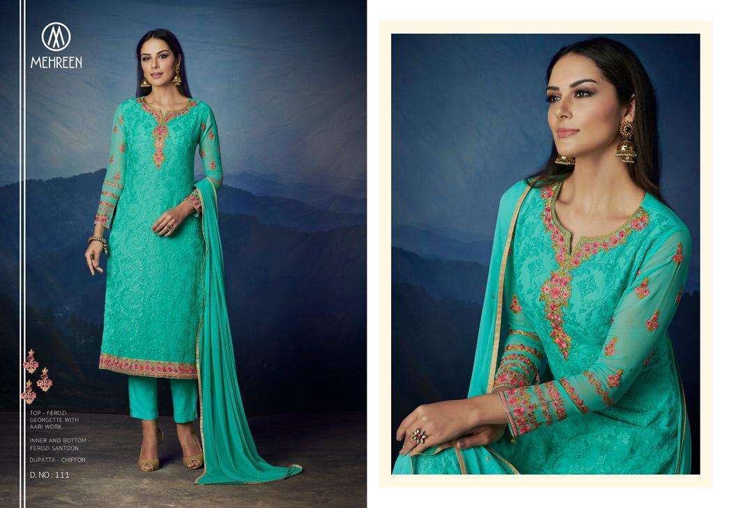 ANTRA BY MEHREEN 110 TO 116 SERIES DESIGNER SHARARA SUITS COLLECTION BEAUTIFUL STYLISH COLORFUL FANCY PARTY WEAR & OCCASIONAL WEAR PREMIUM GEORGETTE DRESSES AT WHOLESALE PRICE