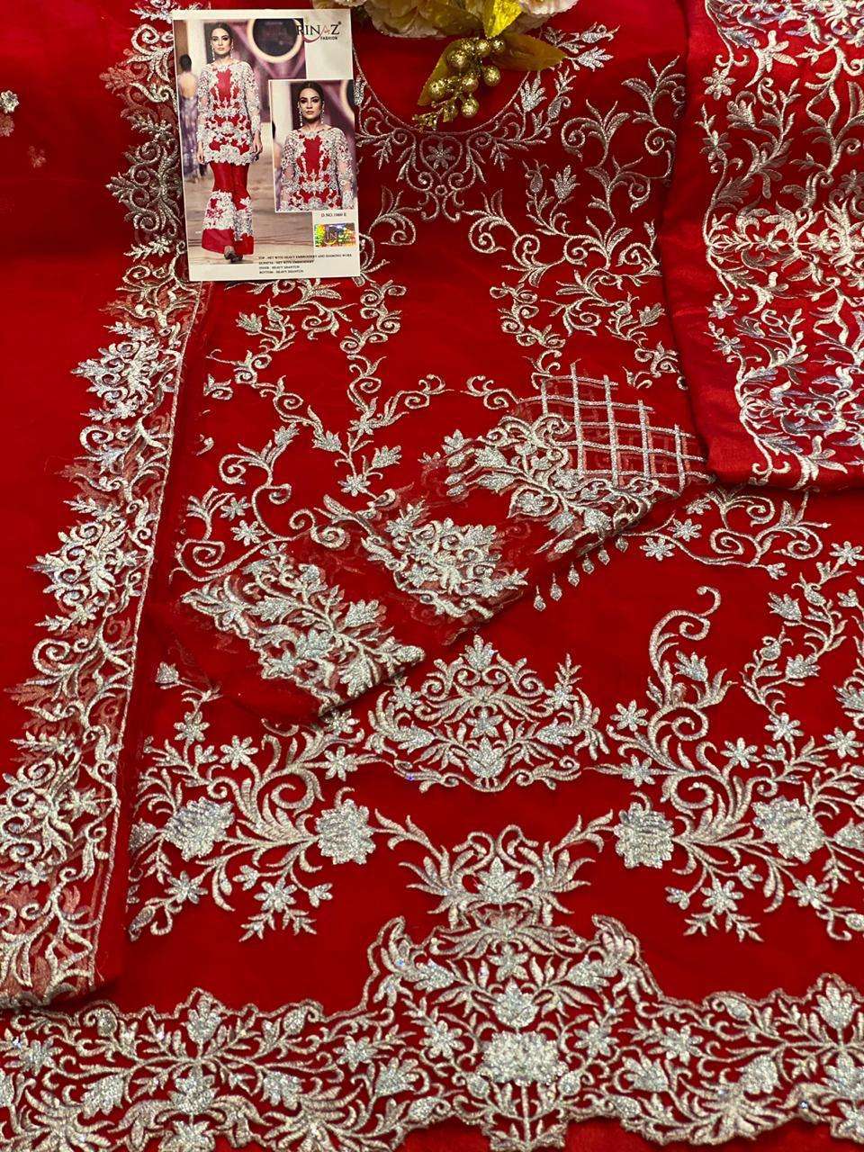 RINAZ SALE COLLECTION BY RINAZ FASHION Z BEAUTIFUL PAKISTANI SUITS COLORFUL STYLISH FANCY CASUAL WEAR & ETHNIC WEAR GEORGETTE/NET EMBROIDERY DRESSES AT WHOLESALE PRICE