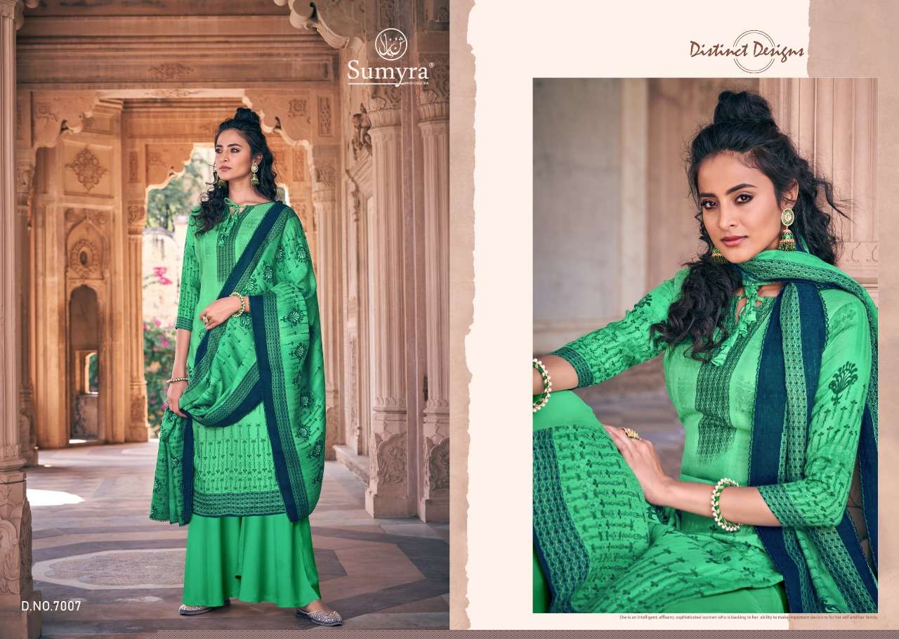 ANAYA BY SUMYRA FASHION 7001 TO 7008 SERIES DESIGNER COLLECTION SUITS BEAUTIFUL STYLISH FANCY COLORFUL PARTY WEAR & OCCASIONAL WEAR PURE PASHMINA DIGITAL PRINTED DRESSES AT WHOLESALE PRICE