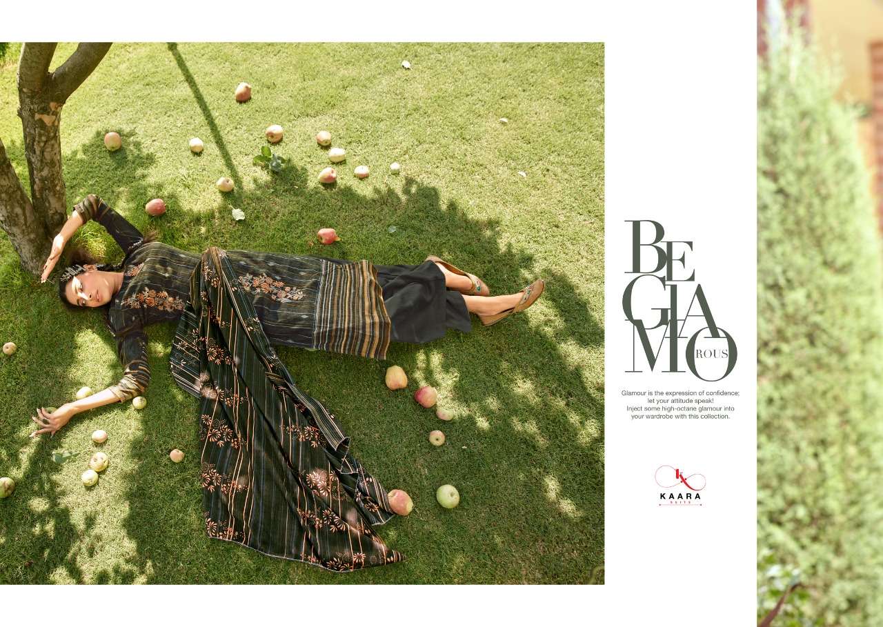 PATOLA BY KAARA SUITS 1001 TO 1008 SERIES BEAUTIFUL COLORFUL STYLISH PRETTY PARTY WEAR CASUAL WEAR OCCASIONAL WEAR SELF WOVEN PASHMINA PRINTED WITH EMBROIDERY DRESSES AT WHOLESALE PRICE