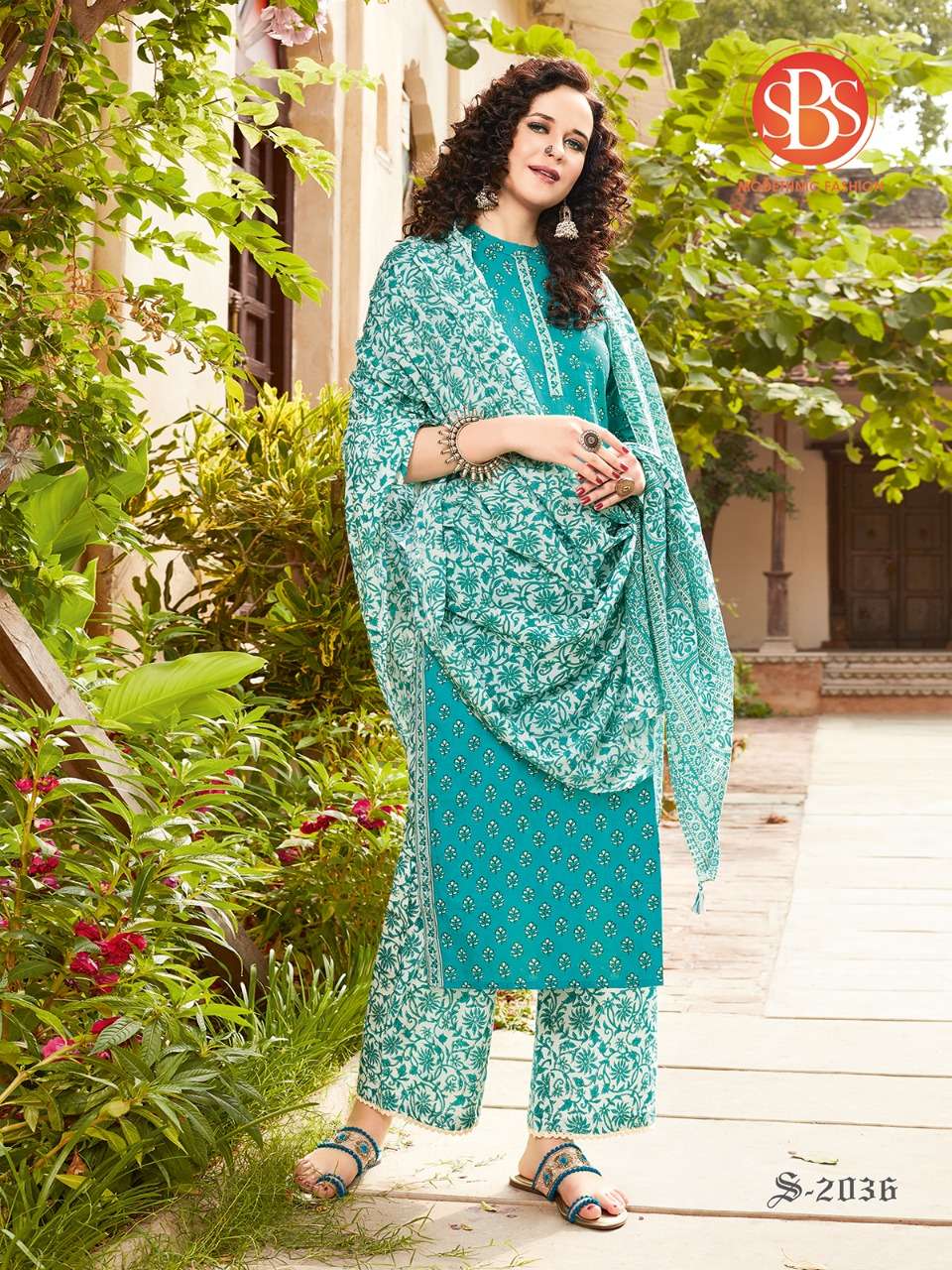 BLOSSOM BY SBS 2031 TO 2038 SERIES DESIGNER SUITS COLLECTION BEAUTIFUL STYLISH COLORFUL FANCY PARTY WEAR & OCCASIONAL WEAR COTTON DRESSES AT WHOLESALE PRICE
