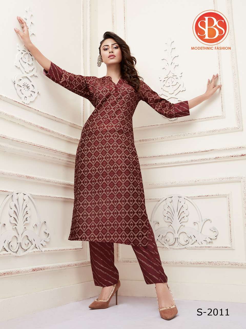 ALISHA BY SBS 2010 TO 2013 SERIES BEAUTIFUL COLORFUL STYLISH FANCY CASUAL WEAR & READY TO WEAR MUSLIN KURTIS WITH BOTTOM AT WHOLESALE PRICE